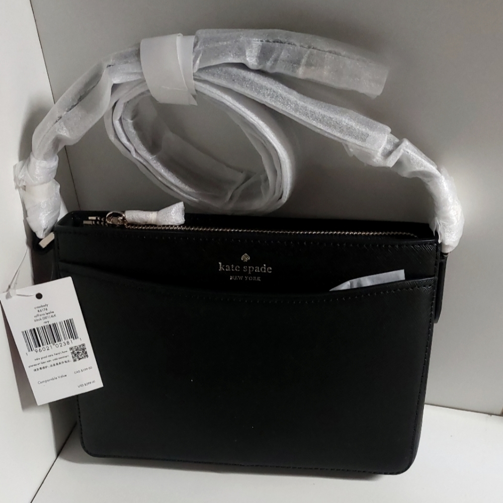 NWT kate spade rory crossbody. Black in color